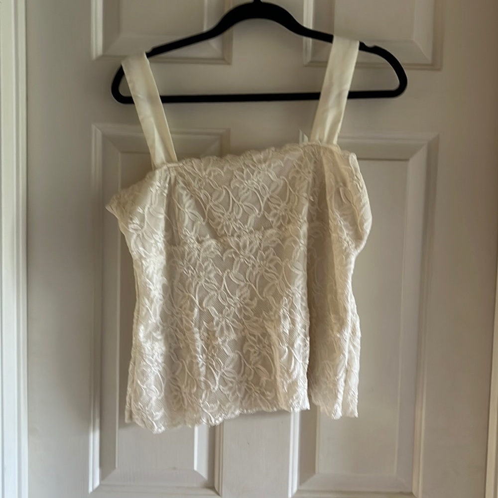 Vintage cold water creek lace top